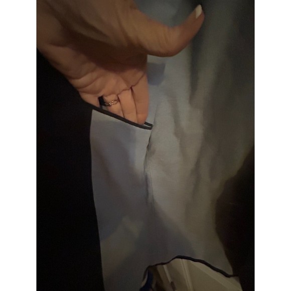 Nautica Blazer Boys Size 18R Youth Jacket Linen Blend Navy Single Breasted EUC - Picture 9 of 9